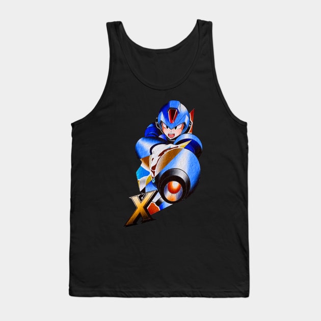 megaman Tank Top by Stephanie Francoeur Art